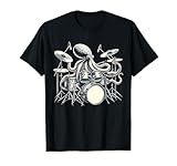 Octopus Playing Drums Drummer T-Shirt