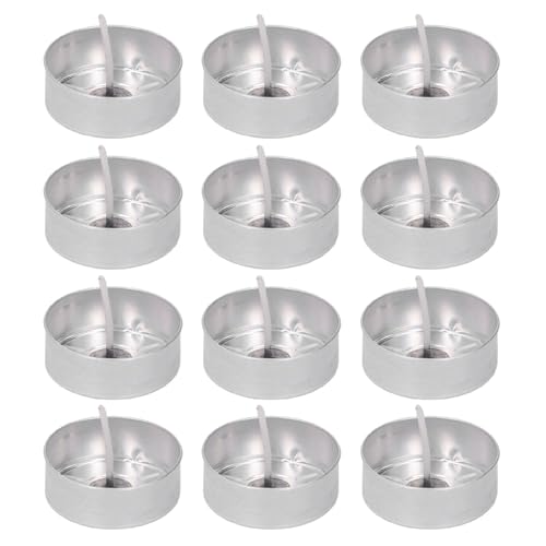 100 Piezas Portavelas de Aluminio con Mechas