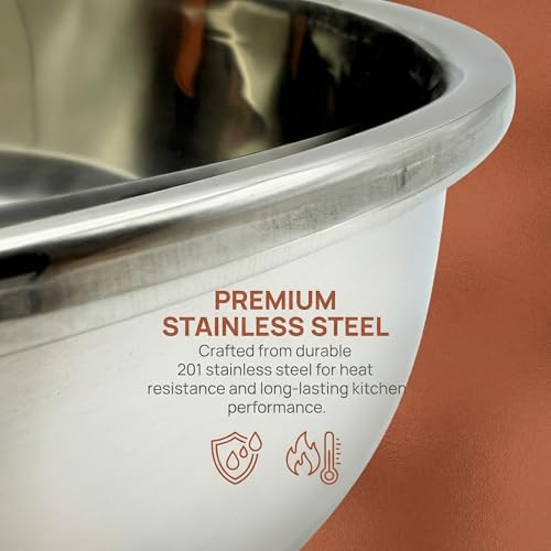 Set de 3 Tazones de Acero Inoxidable 15 Quart miniatura 4