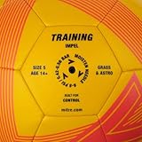 Mitre Impel L30P Fußball | Extrem trsapazierfähig | formbeständig Fußball, Gelb/Orange, 5