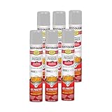 Rust-Oleum 393379-6PK Stops Rust Turbo Automotive Primer Spray, 24 oz, Flat Light Gray, 6 Pack