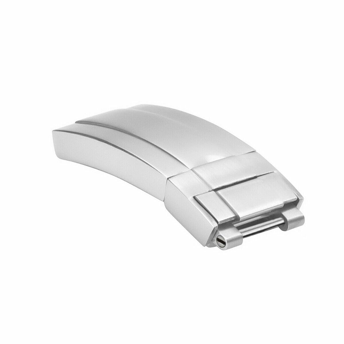 Ewatchparts Glide-Lock Buckle Clasp 316L Stainless Steel Safety Flip Compatible With Rolex Sea-Dweller Deepsea