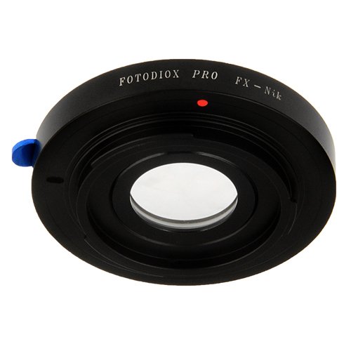 Image of Fotodiox Pro Lens Adapter - Fuji Fujica X-Mount 35mm (FX35) SLR Lens to Nikon F Mount SLR Camera Body