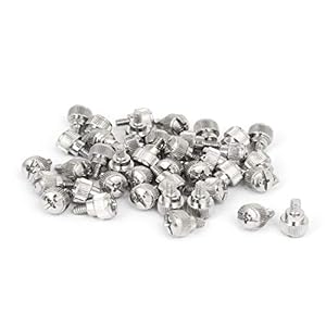 New Lon0167 6# -32 vernikkelde gekartelde kruiskopschroef 40 stuks voor computer pc-behuizing(6# -32 vernickelt…