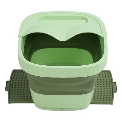 Spa de Pies Plegable Portátil con Masaje y Tapa miniatura 1