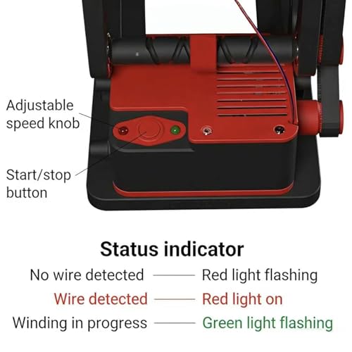 Zwijacz filamentu do drukarki 3D, elektryczny nawijacz materiałów eksploatacyjnych, regulowana prędkość, uruchamianie/zatrzymywanie jednym przyciskiem, precyzyjny pasek synchroniczny, idealny dla