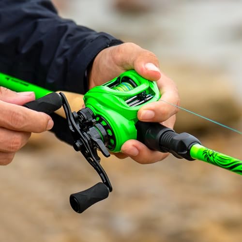 Image of KastKing Zephyr Dual-Tip Fishing Rod and Reel Combo,Spinning & Baitcaster Combo,Dual Tips Section for Different Powers,IM6 Graphite 2-Piece Rod with Extra Tip,Sensitive & Powerful,Freshwater Fishing