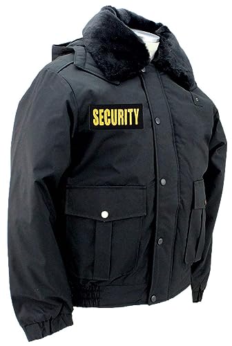 Image of First Class 100% Nylon Oxford All Season Deluxe Plain and Security Bomber Jacket