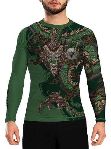 Raven Fightwear Men's Year of The Dragon Rash Guard BJJ MMA