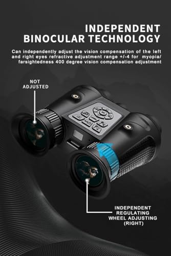 Binoculares 3D VR Visión Nocturna 4K Zoom Digital 6X miniatura 5
