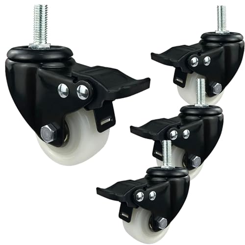 Aenmezen 1.6/2C` ~j LX^[ 360x] u[Lt M8/10 lWt Xe LX^[ ׏d135 kg mCYȂ iC ԗ 4Zbg(With brake,50mm)