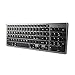 Zienstar-Tastiera Bluetooth Italiana,Tastiera Wireless Standard Ricaricabile con Tastierino Numerico (Grigio)