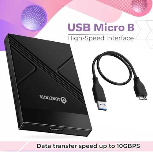 Caja externa para disco SSD y HDD USB 3.0 2.5" miniatura 6