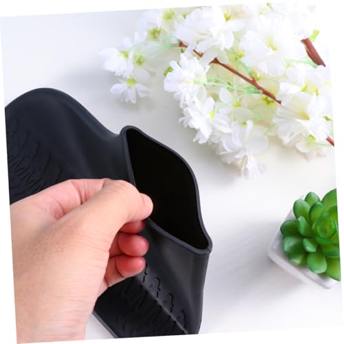 Cubrecalzados de silicona Kisangel, 2 piezas, impermeables y antideslizantes, para hombre y mujer, protección al aire libre miniatura 3