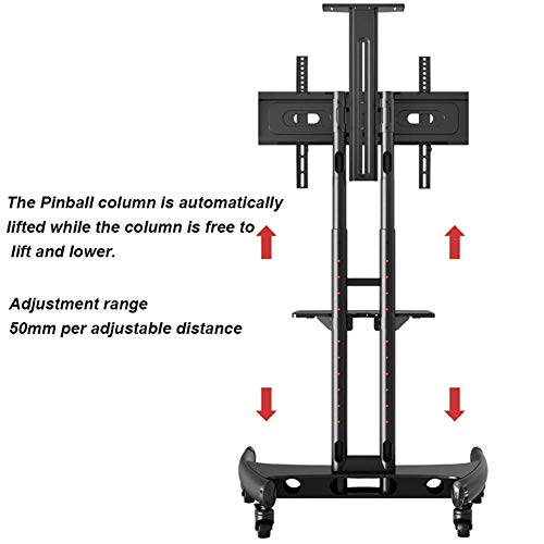 Soporte universal para TV móvil ajustable 32-65" miniatura 5