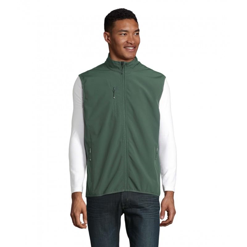 Veste Softshell sans Manche SOL'S Falcon BW Men Vert Forêt 4XL