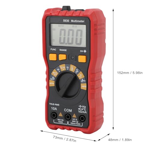 Multimètre Numérique 600V 10A pour Mesure Électrique et Diagnostic - 7