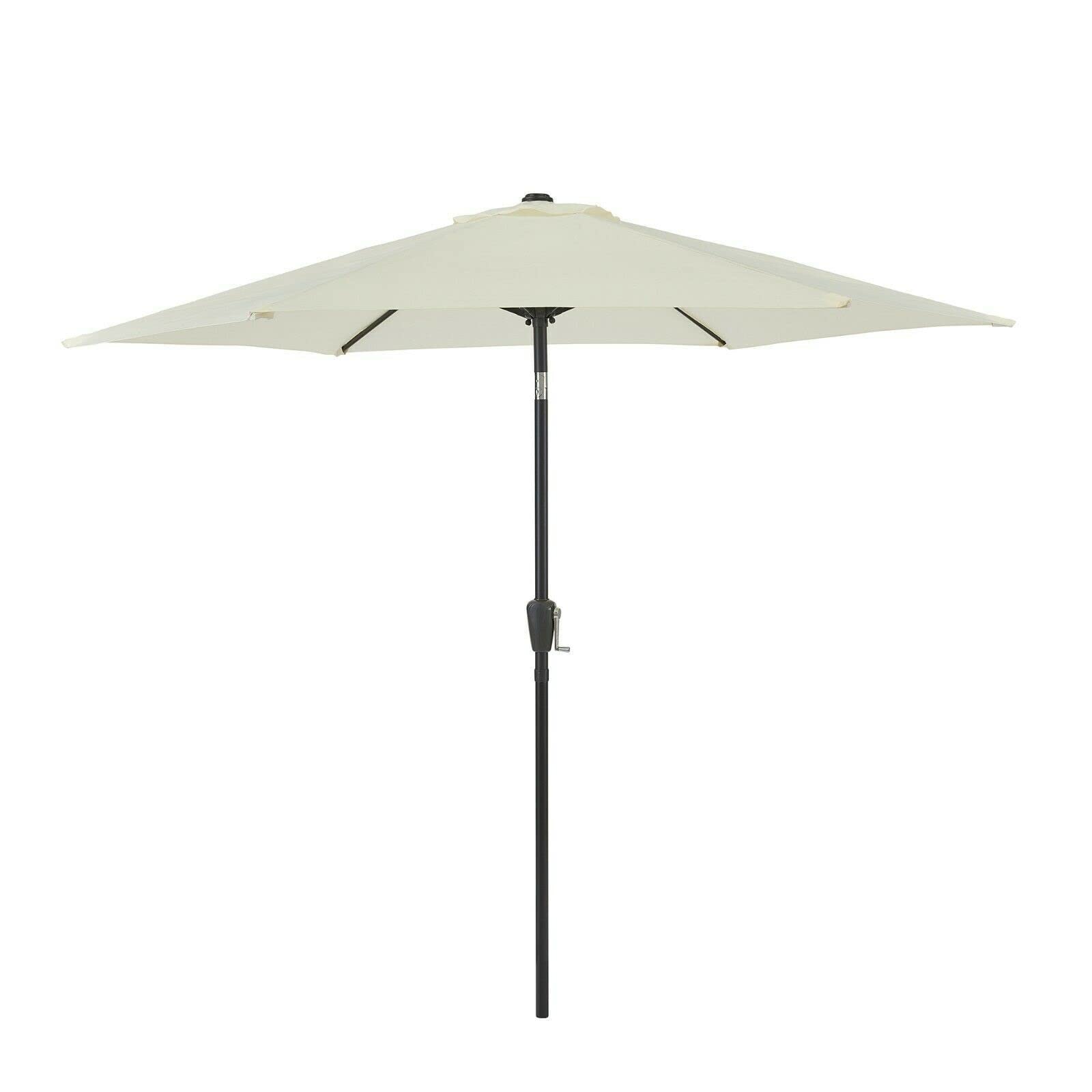 WDSOPK Parasol Garden Outdoor Sun Shade W/Crank Tilt 2.7M Patio Umbrella