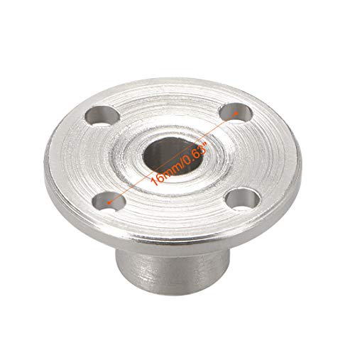 sourcing map 2 Stück Flanschkupplung Motorführung Wellenkupplung Motoranschluss 5mm Innendurchm. H12*D10 Starre für DIY Teile