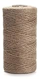 MAZYPO Natural Jute Twine -String Rolls 328 Feet/100m, Durable Brown Twine Rope for Arts and Crafts, Gift Wrapping, Packing, Christmas Decoration and Gardening Applications Rustic