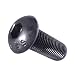 1/4-20 x 3/4" Button Head Socket Cap Screws, Allen Socket Drive, Black Oxide, Alloy Steel, Fully Threaded, Machine Thread, Quantity 50