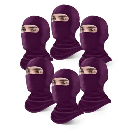 Image of Xeoxarel 6 Pack Balaclava Ski Mask for Men /Women, Full Face Cover