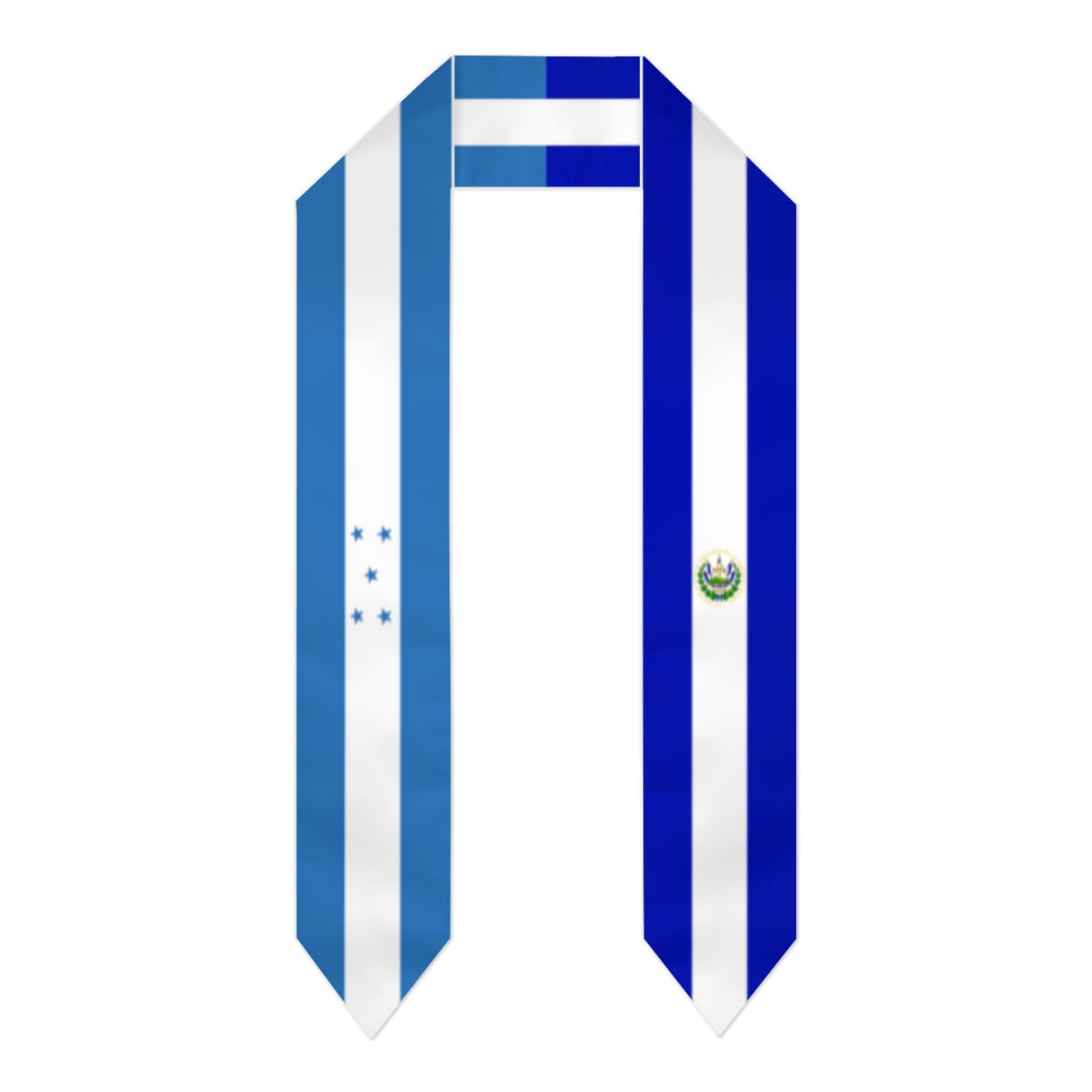 Generic Graduation Stole Sash Scarf Honduras Honduran El Salvador Flag Decor Graduation Shawl for Abroad Student International Study Class 72 Inch