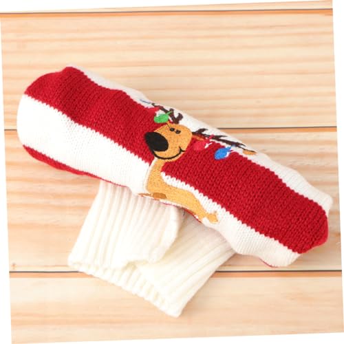 Vêtements pour chiens pull de Noël en maille douce pour chiots - 5