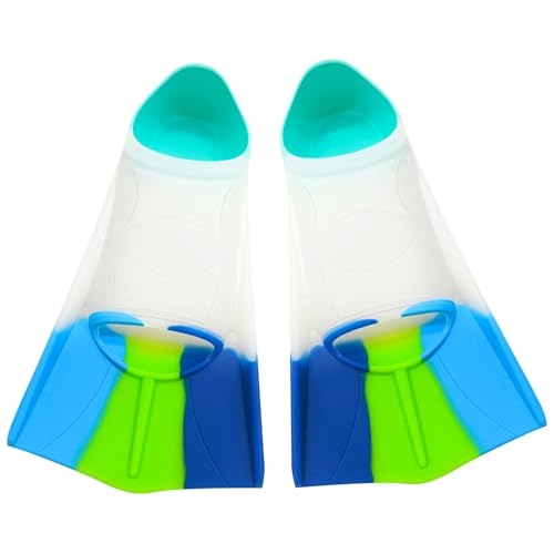 Mineup Aletas De Entrenamiento De Silicona, Aletas De Natación De Silicona para Niños, Aletas De para Entrenamiento De Buceo, para Niños(27-29)