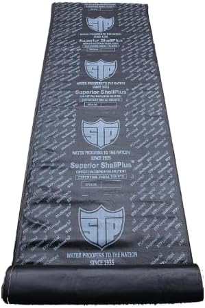 Black Tar Felt for Roofs | Waterproofing Sealing Tar Sheet | 1 Meter Length x Width 1 mtr with 1mm Thickness | Durable | Easy to Apply