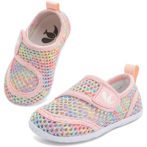 Image of FEETCITY Toddler Water Shoes Boys Girls Swim Shoes Quick Dry Kids Aqua Socks Barefoot for Beach Swimming Pool