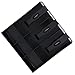 Hilitand Cash Register Insert Tray Replacement, Money Storage Box ABS Plastic, Convenient to Use, Arc Shaped Compartment (Black)