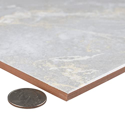 Somertile Aroas Gris 8" X 12" Ceramic Wall Tile #TOP4