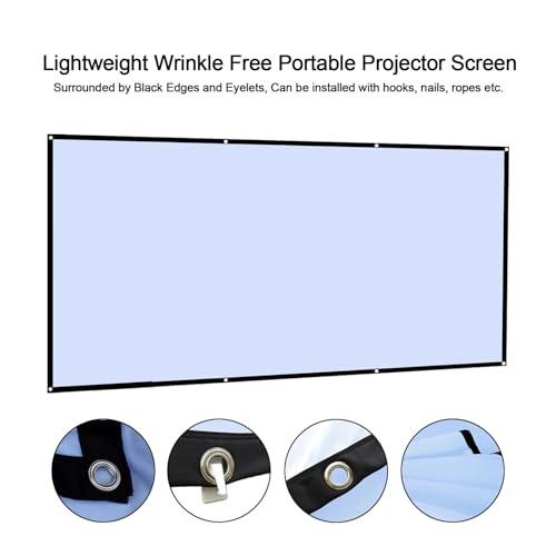 Pantalla para Home Theater 100 Pulgadas 16:9 Portátil miniatura 3