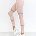 Leggings Leggings Moulants en Maille pour Femmes Taille Haute Fitness Leggings Creux Et Minces Fitness pour Femmes Leggings Respirants À Séchage Rapid