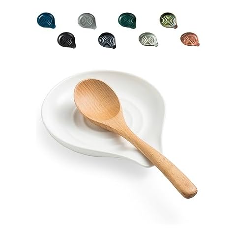 Porcelain Spoon Rest for Kitchen Countertop Cover