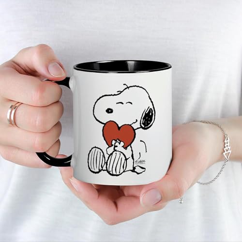 Mug Cerámico 11 oz Snoopy en Corazón Café miniatura 5