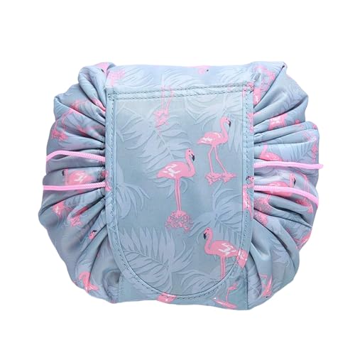 Image of Maharsh Polyester Grey Duck 14 Cms Cosmetic Compact Pouch (1 Count (Pack of 1) 121022122 Grey)