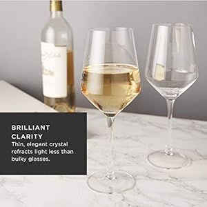 Viskirayeangledcrystalchardonnaywineglassessetof2noleadpremiumcrystalclearglassmodernstemmedflatbottomwhitewinegiftset13oz Urban Country Home Decor Viski raye angled crystal chardonnay wine glasses set of 2 no lead premium crystal clear glass modern stemmed flat bottom white wine gift set 13oz urban country home decor