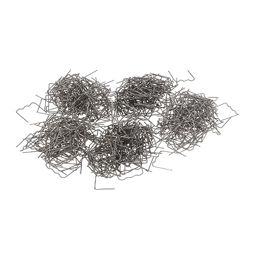 Veemoon 500pcs Welding Studs and Wire Patches Hot Staple Wave Rod Pre Cut Welding Staples Restorer Tool Car Accessory Welding Stick Welding Hot Staples Auto Accessories Repair Metal Suite