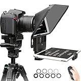 Desview T3 Teleprompter Tableta compatible con iPad Air 11 pulgadas, DSLR Cámara Teleprompter compatible con iPhone Canon Nikon para Youtube Tiktok