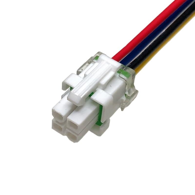 5557-4.2mm Electric Vehicle Controller Plug 2p3p4p6p8p10p12p14p16p Wiring Harness Water Proof Connector Wire Length 30cm(4p Female,1sets)