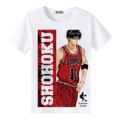 westtrend Classic Anime Slam Dunk Camiseta Casual Estilo Deportivo Camisetas de Manga Corta Sakuragi...