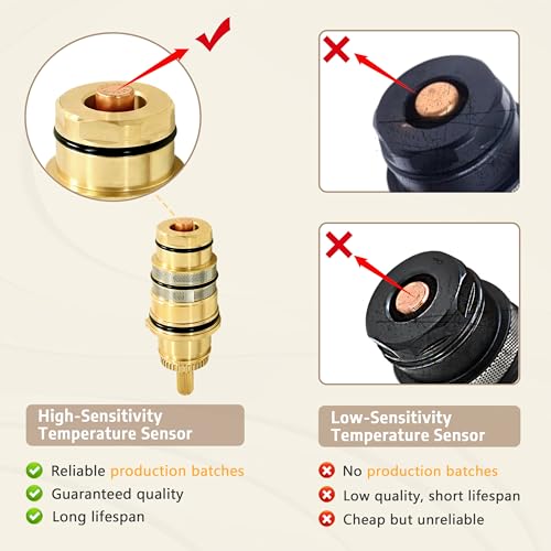 98282000 Temperatur Regeleinheit, Messing-Version, Andere Namen sind: 98282 T30