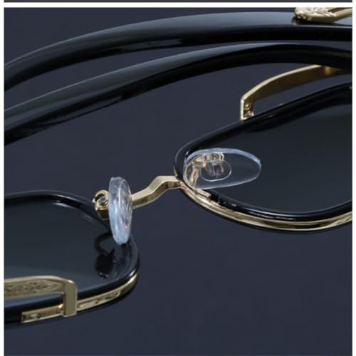 Lunettes de mode monture métal légères pour éviter les marques de nez - 7
