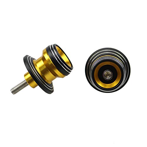 Universal Motorcycle CNC Swingarm Swing Arm Spools Slider Stand Bobbins 8/10mm E - Foto 12