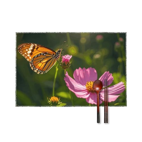 Set de table en toile infroissable résistant chaleur pour repas faciles
