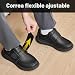 Imagen de FitVille Zapatos Diabéticos Hombre Extra Anchos Mocasines Piel Comodos Casual Zapatillas Cuero Hombre para Pies Hinchados Trabajo Negro 43 EU Ancho