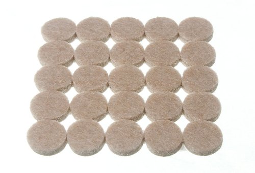 Patins en feutre autocollants de 16mm pour des chaises silencieuses dans le salon