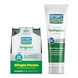 SmartMouth Original Activated Mouthwash Single Packs & Premium Zinc Ion Toothpaste